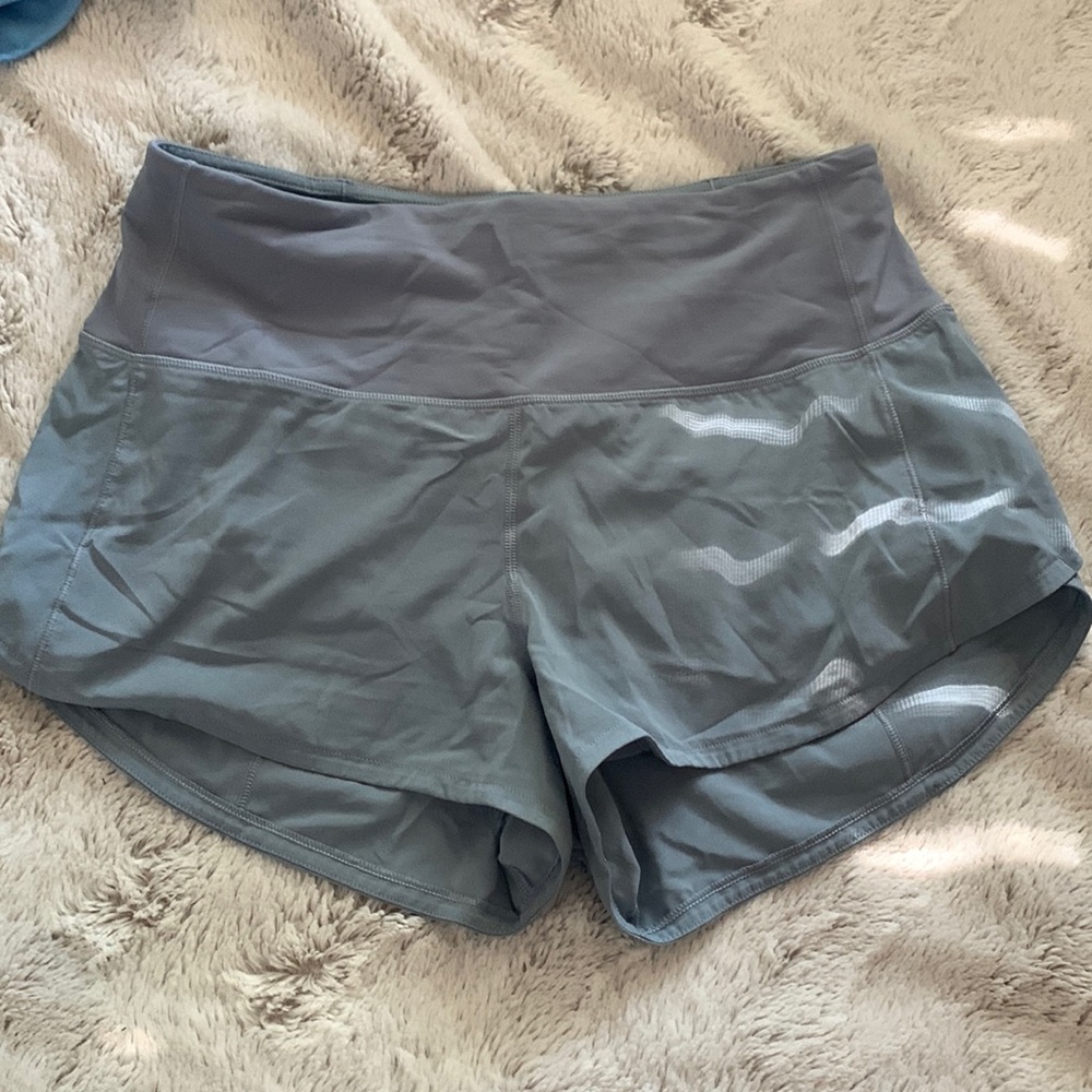 Lululemon high rise speed up shorts